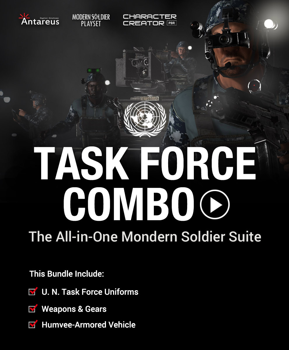 [3D Model] [CC4] UN Task Force Combo