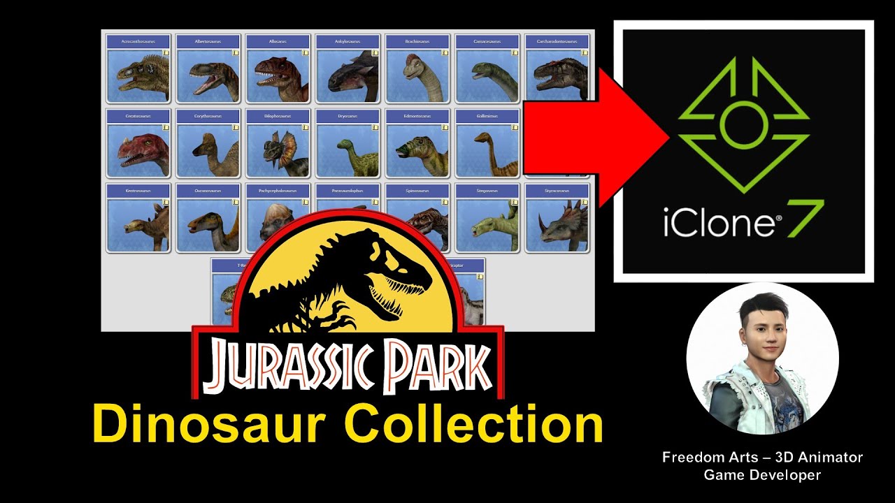 All Dinosaur Collection – iClone 7.9 Tutorial