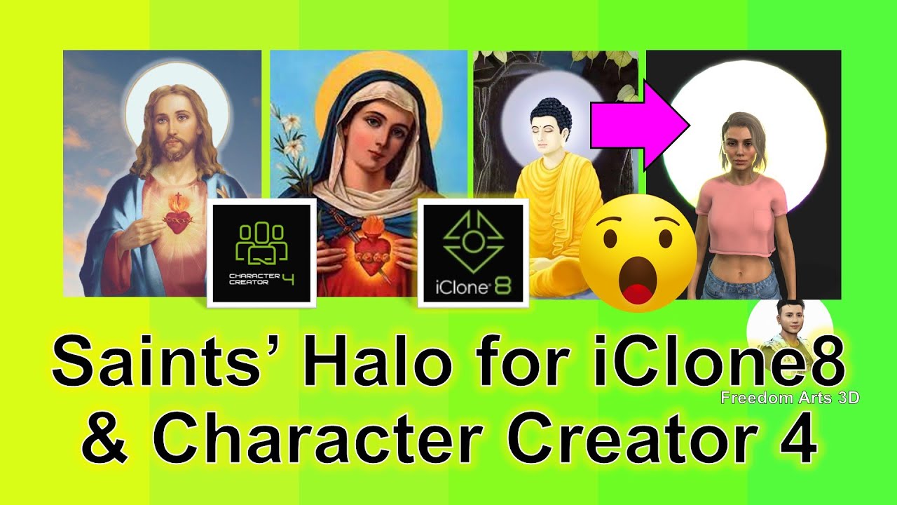 Saint Halo for Character Creator & iClone – iAcc Accessory